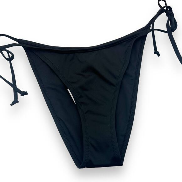 NEW Bikini Set Roxy Orange Bandeau Brazillian Tie Medium Large Macys Mix & Match - Picture 9 of 16